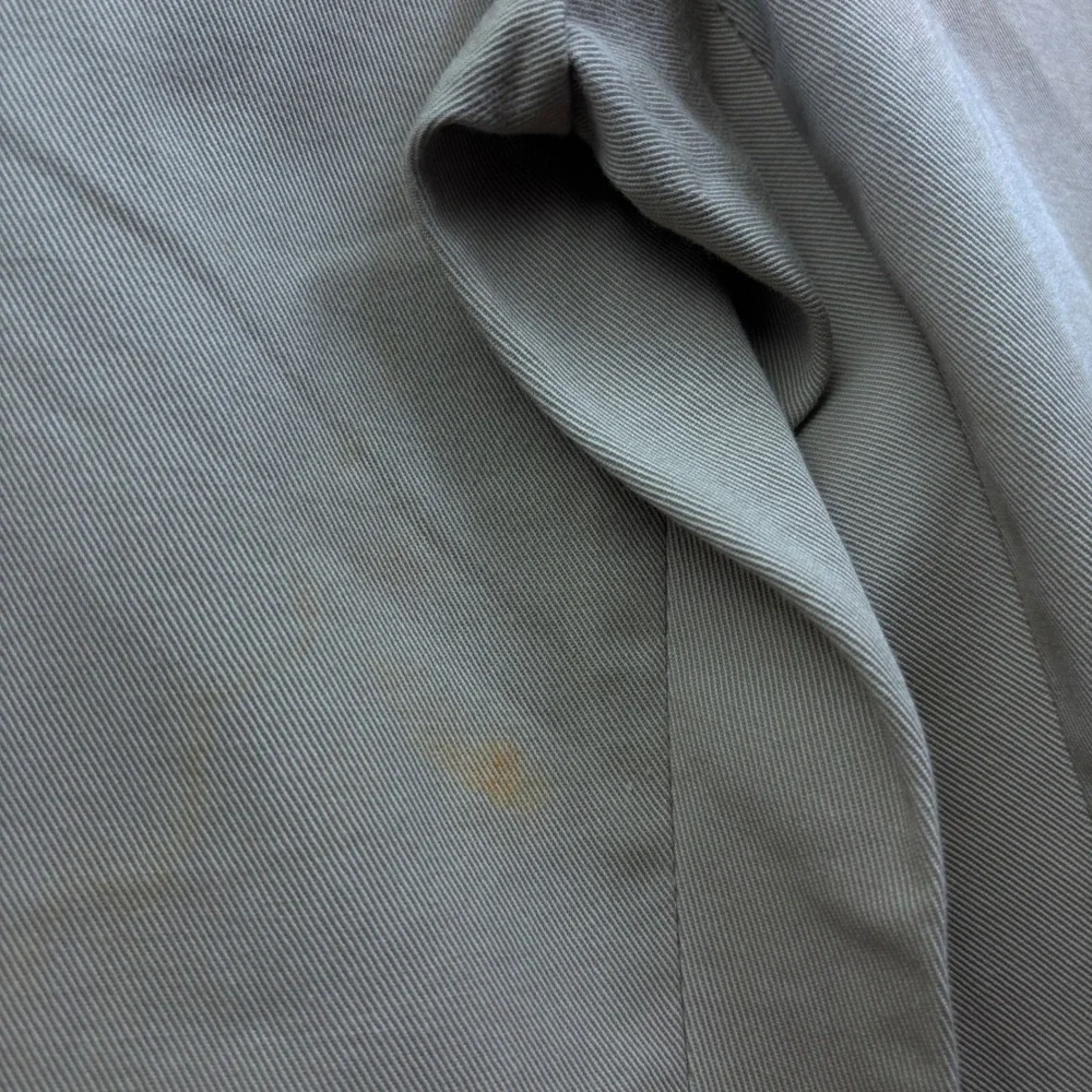 Vtg Khaki Chinos Straight Leg Cotton Twill Paul Stuart Trousers Tan 36x30
